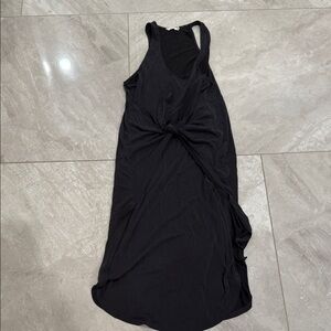 Lush Black Midi Dress